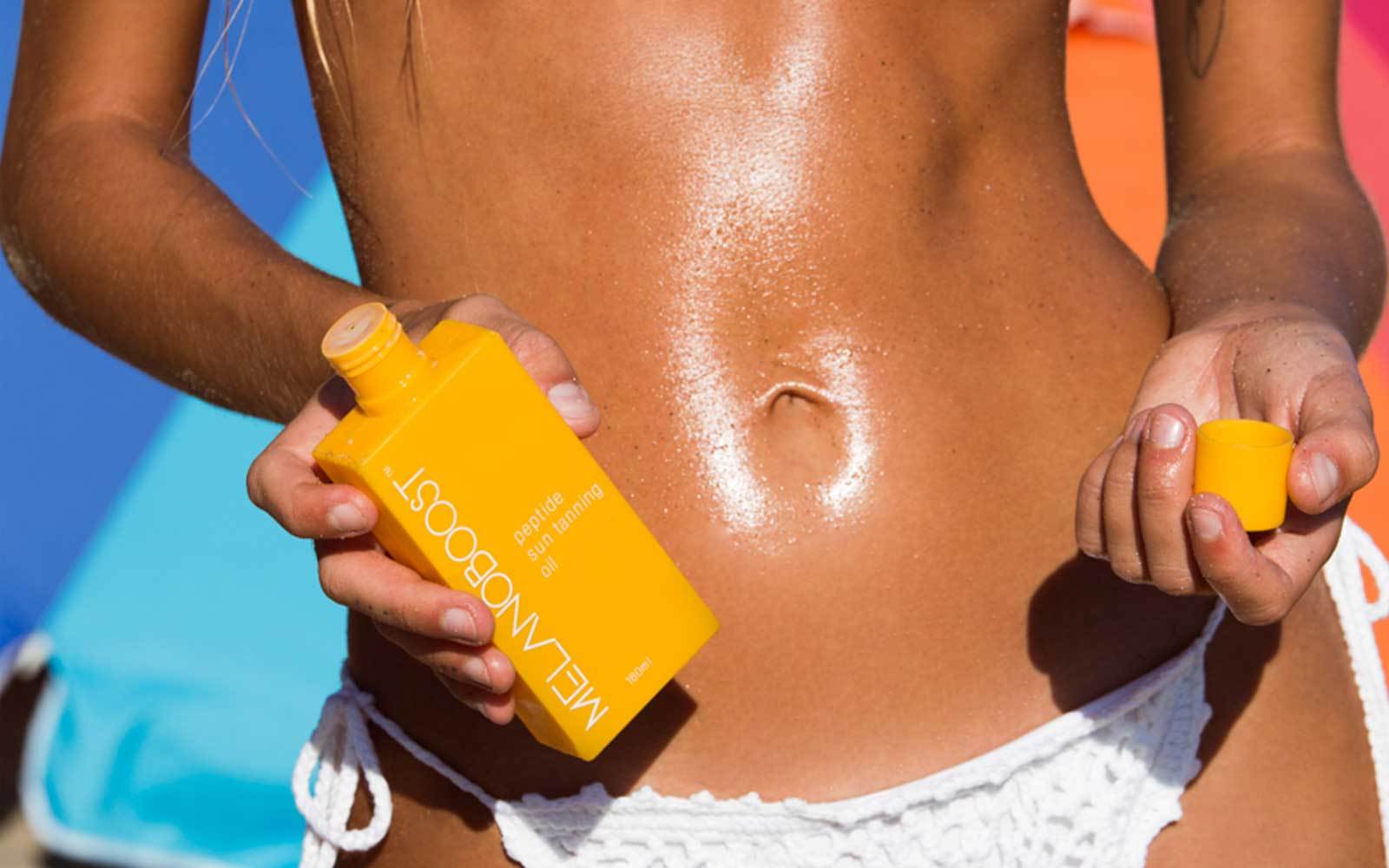 Best Tanning Oil for Accelerated Tanning U.K MELANOBOOST